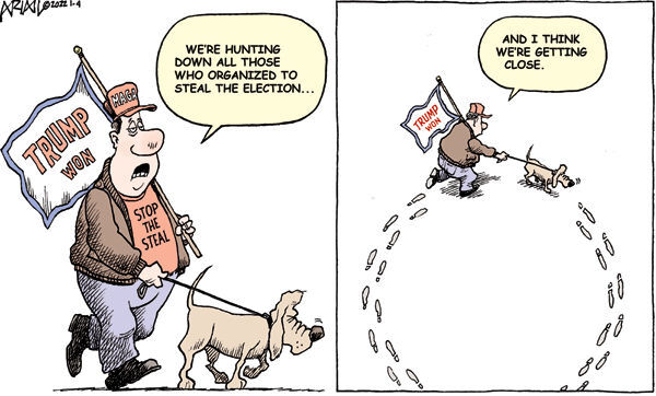 Editorial cartoon published Jan. 5, 2022